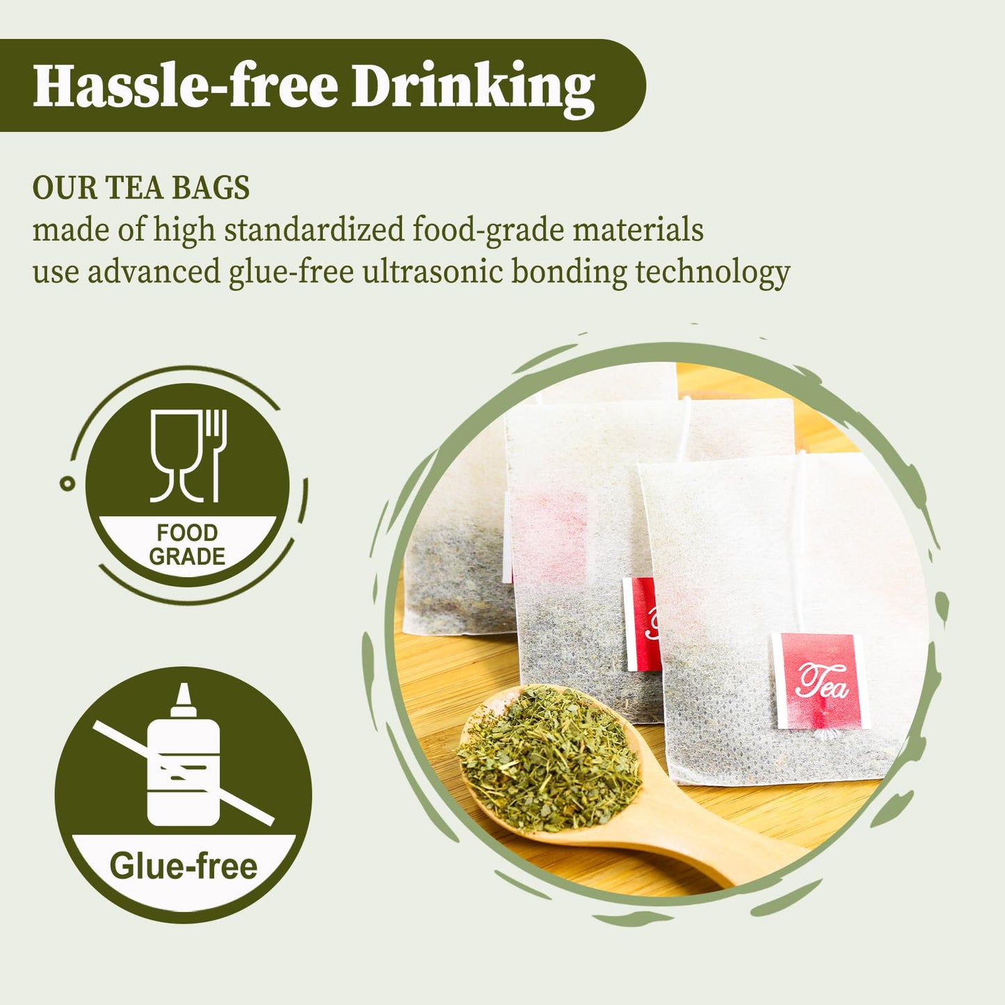 FullChea - Dandelion Leaf & Root Tea bags, 50 Teabags, 2g/bag - Natural Dandelion Herbal Tea for Liver & Kidney Health - Non-GMO - Caffeine-free - Support Digestion & Boost Immune System