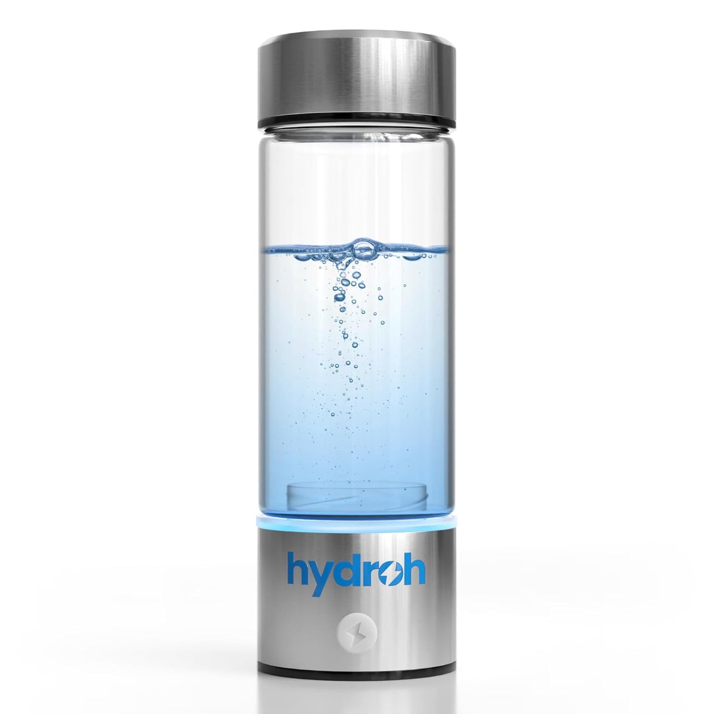 Hydroh Original Hydrogen Water Bottle 15oz, Portable Hydrogen Water Bottle 2024, Advanced Hydrogen Rich Water Maker with SPE/PEM for Home Office Fitness Travel Drinking