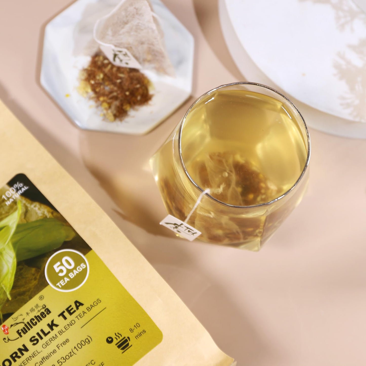 FullChea - Soursop Leaves Tea Bags, 40 Teabags - Premium Soursop Graviola Leaves - Hojas De Guanabana Tea - Non-GMO - Caffeine-free - Improve Digestion, Support Healthy Skin & Sleep