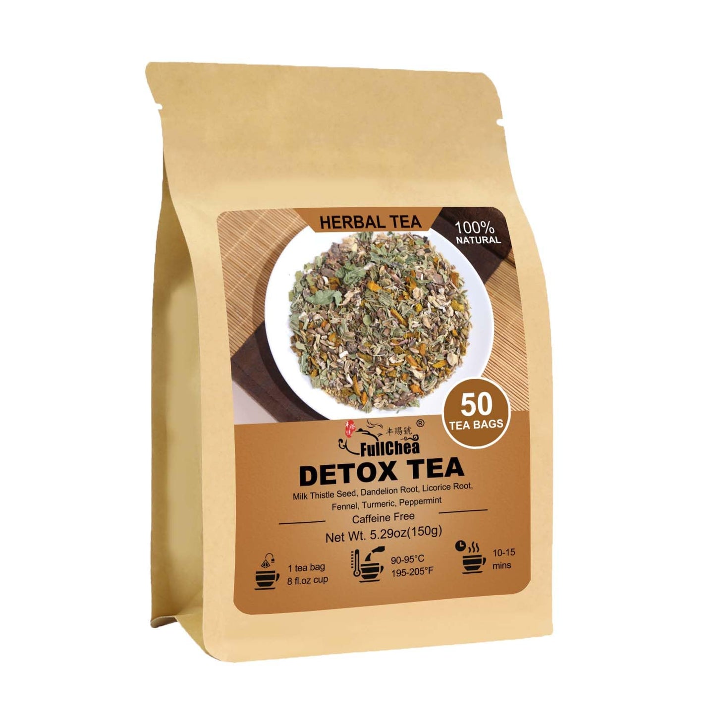 FullChea - Soursop Leaves Tea Bags, 40 Teabags - Premium Soursop Graviola Leaves - Hojas De Guanabana Tea - Non-GMO - Caffeine-free - Improve Digestion, Support Healthy Skin & Sleep