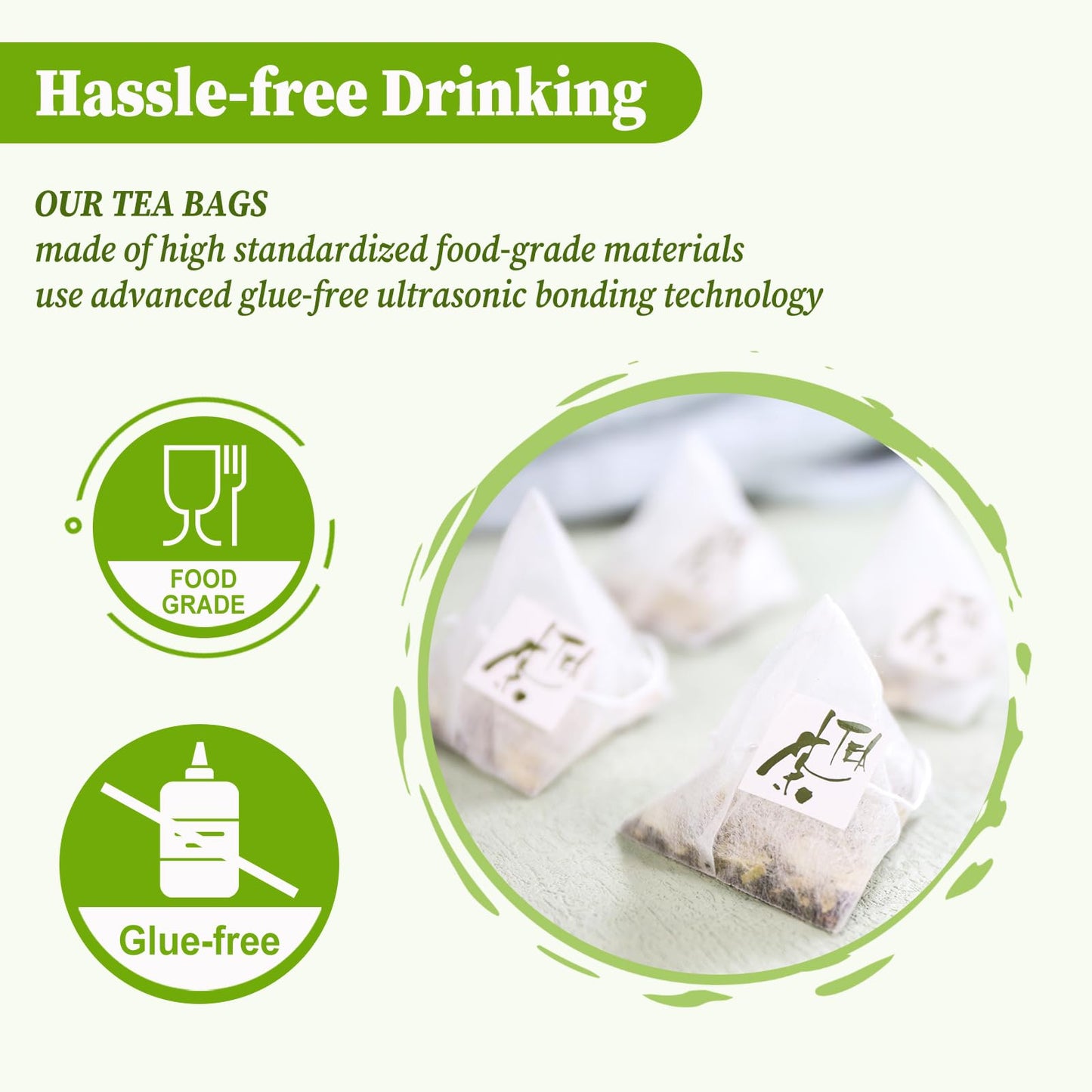 FullChea - Dandelion Leaf & Root Tea bags, 50 Teabags, 2g/bag - Natural Dandelion Herbal Tea for Liver & Kidney Health - Non-GMO - Caffeine-free - Support Digestion & Boost Immune System