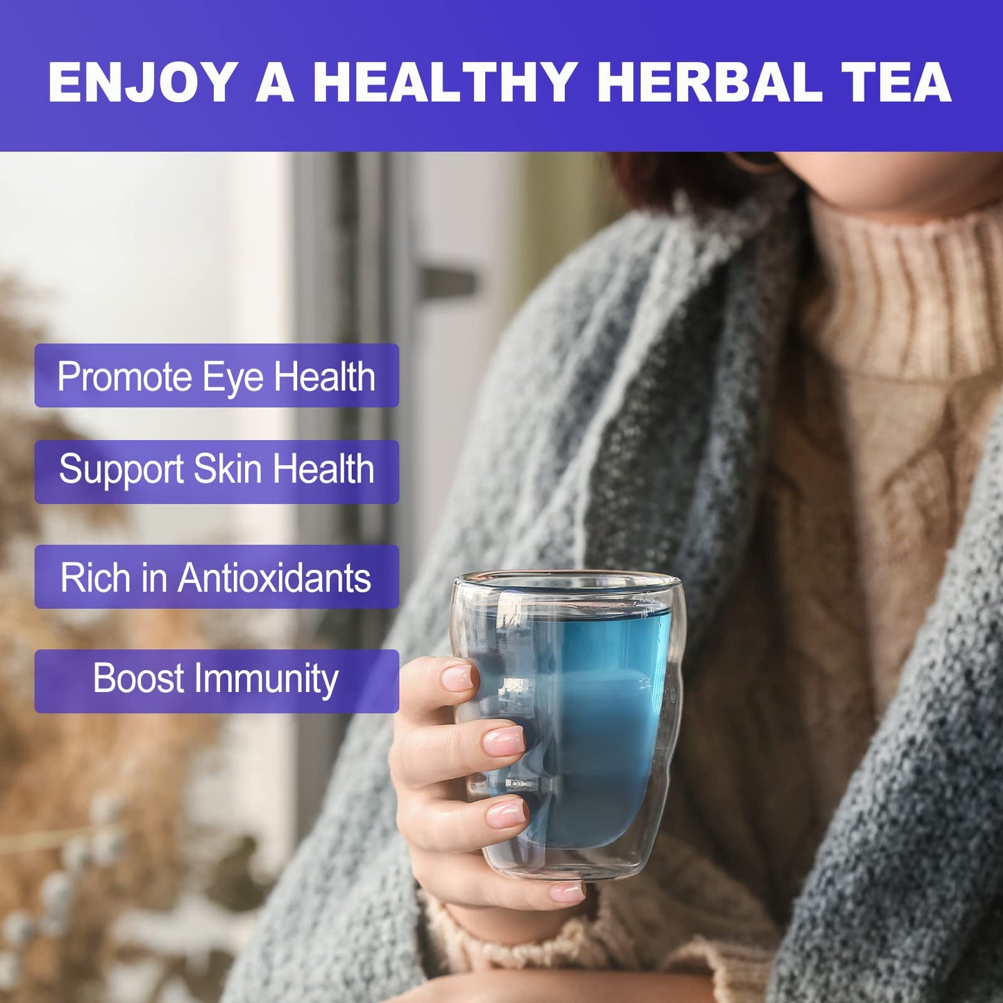 FullChea - Soursop Leaves Tea Bags, 40 Teabags - Premium Soursop Graviola Leaves - Hojas De Guanabana Tea - Non-GMO - Caffeine-free - Improve Digestion, Support Healthy Skin & Sleep