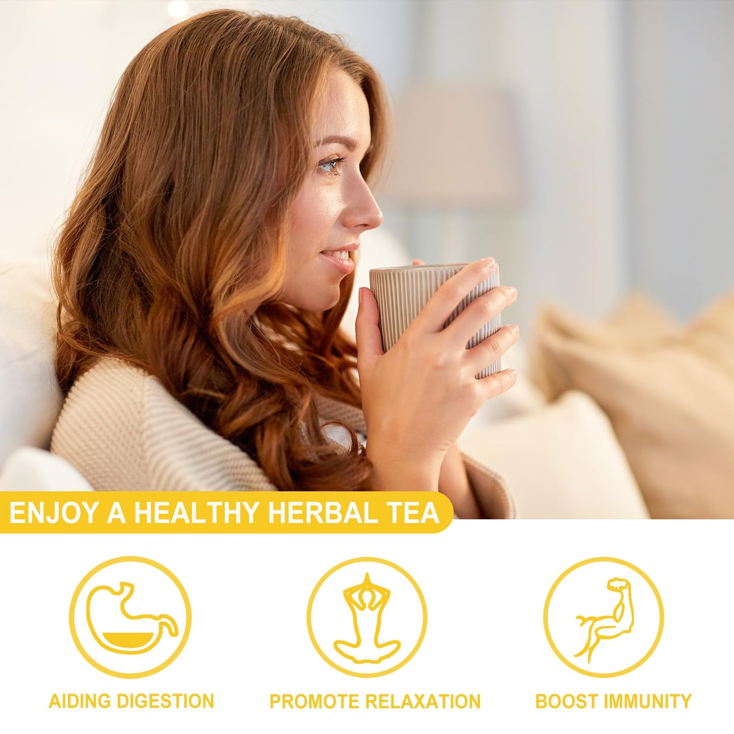 FullChea - Soursop Leaves Tea Bags, 40 Teabags - Premium Soursop Graviola Leaves - Hojas De Guanabana Tea - Non-GMO - Caffeine-free - Improve Digestion, Support Healthy Skin & Sleep
