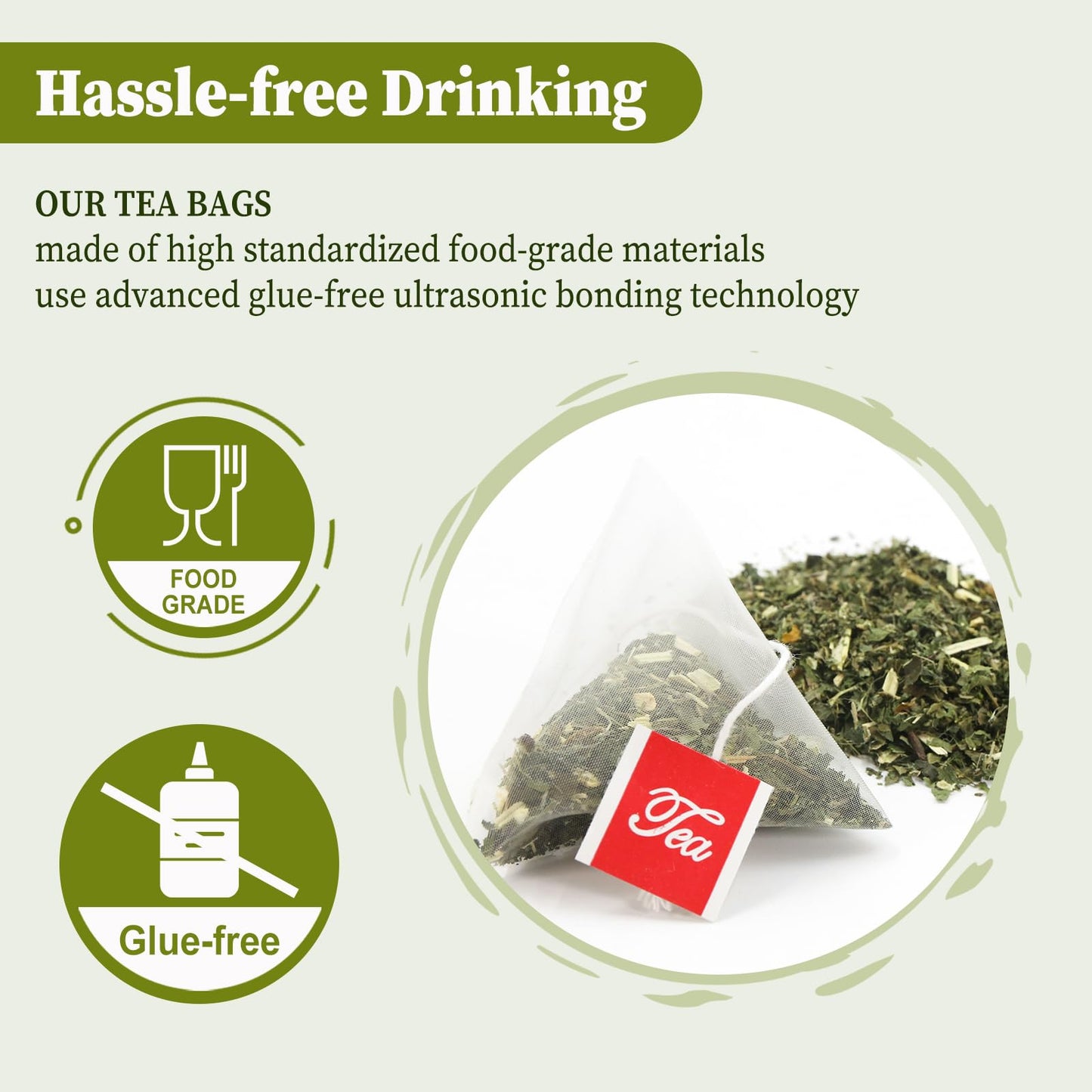 FullChea - Dandelion Leaf & Root Tea bags, 50 Teabags, 2g/bag - Natural Dandelion Herbal Tea for Liver & Kidney Health - Non-GMO - Caffeine-free - Support Digestion & Boost Immune System