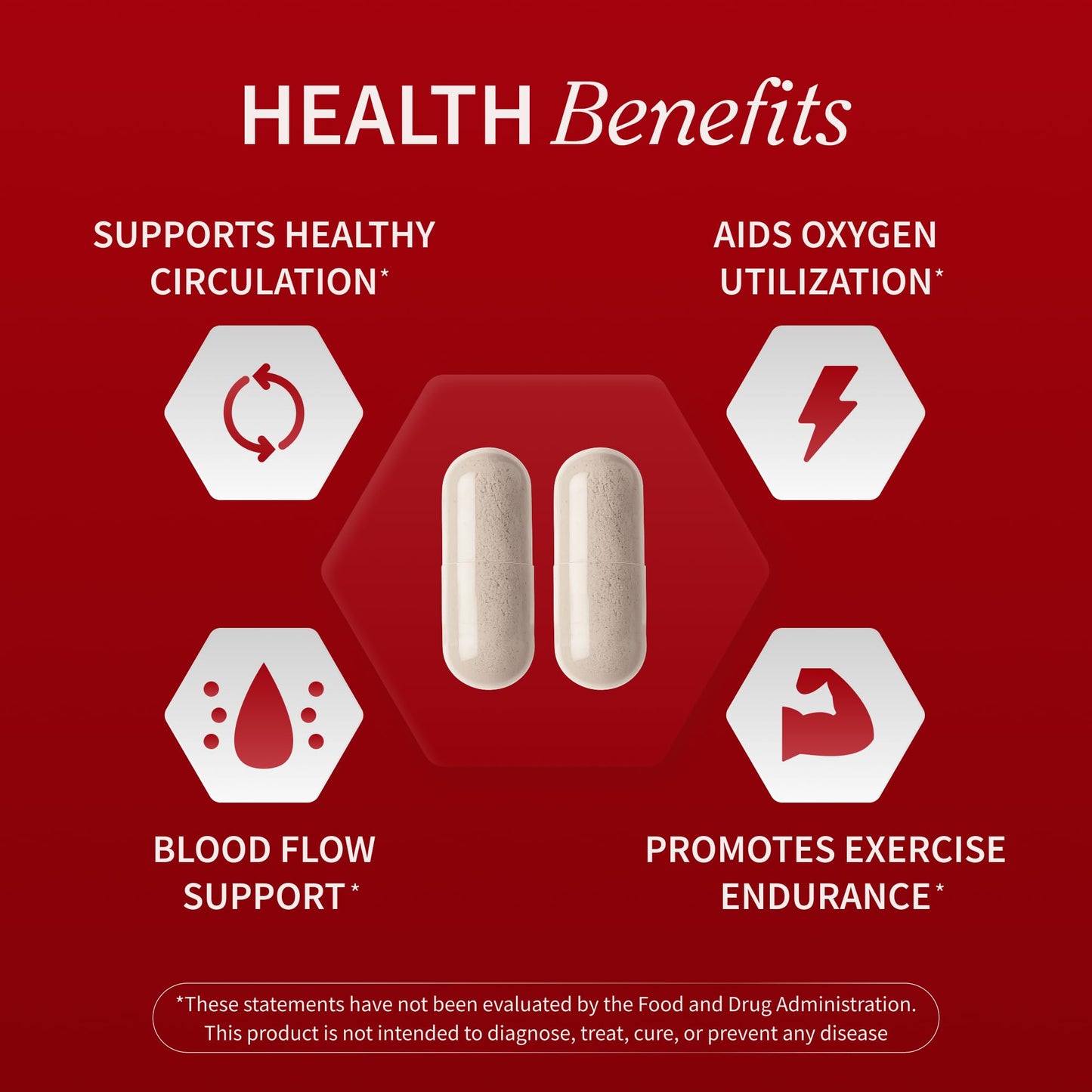 Snap Supplements Nitric Oxide Supplement with L-Arginine to Support Energy, Quick Recovery, Heart Health, Muscle Growth & Circulation, 60 Vegetarian Capsules (1 Month Supply)