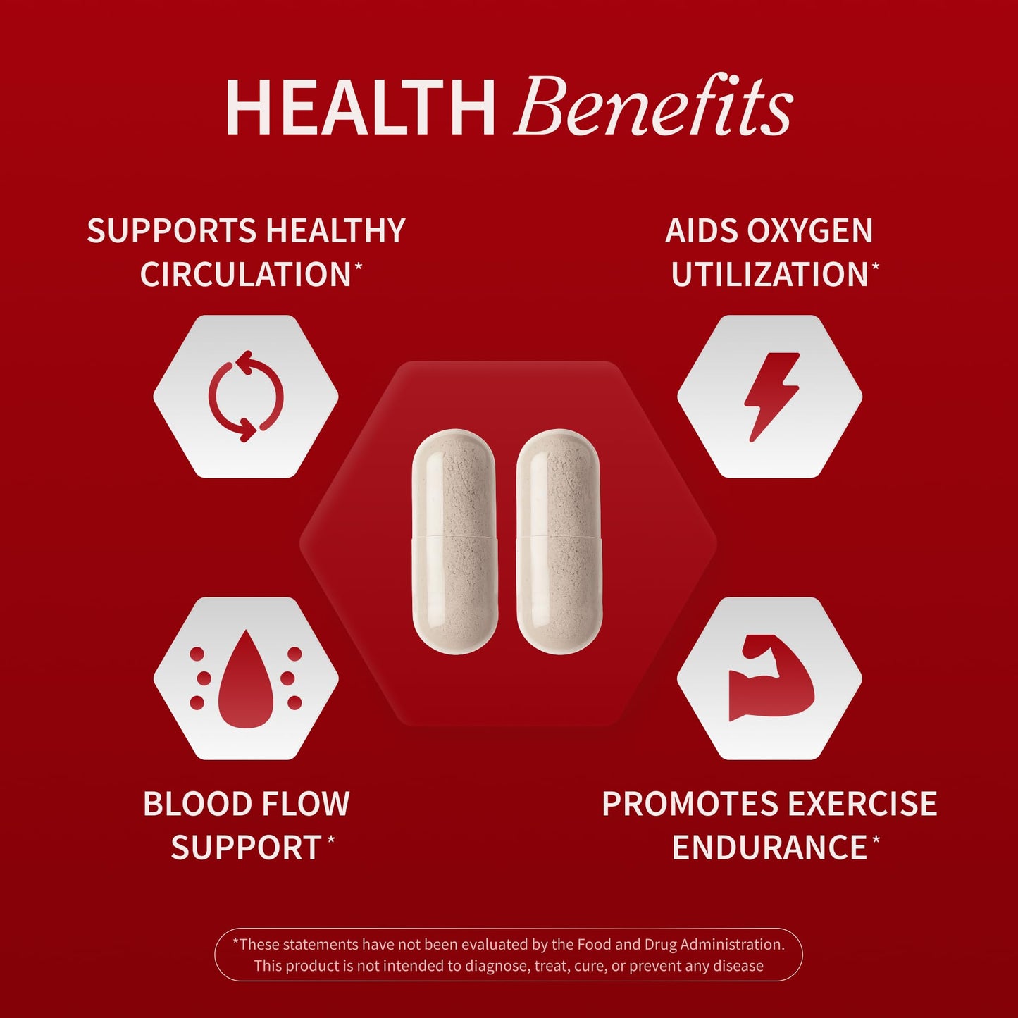 Snap Supplements Nitric Oxide Supplement with L-Arginine to Support Energy, Quick Recovery, Heart Health, Muscle Growth & Circulation, 60 Vegetarian Capsules (1 Month Supply)