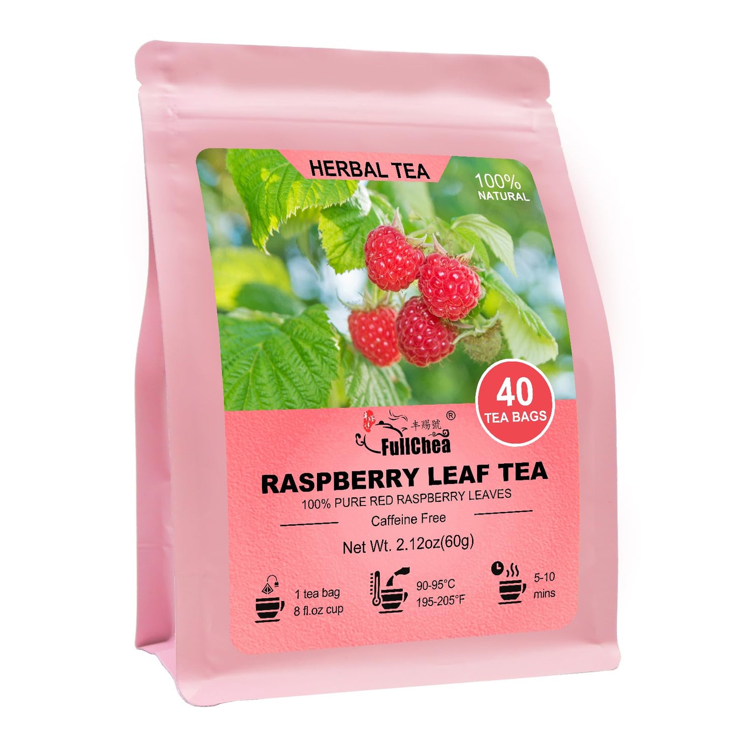 FullChea - Dandelion Leaf & Root Tea bags, 50 Teabags, 2g/bag - Natural Dandelion Herbal Tea for Liver & Kidney Health - Non-GMO - Caffeine-free - Support Digestion & Boost Immune System