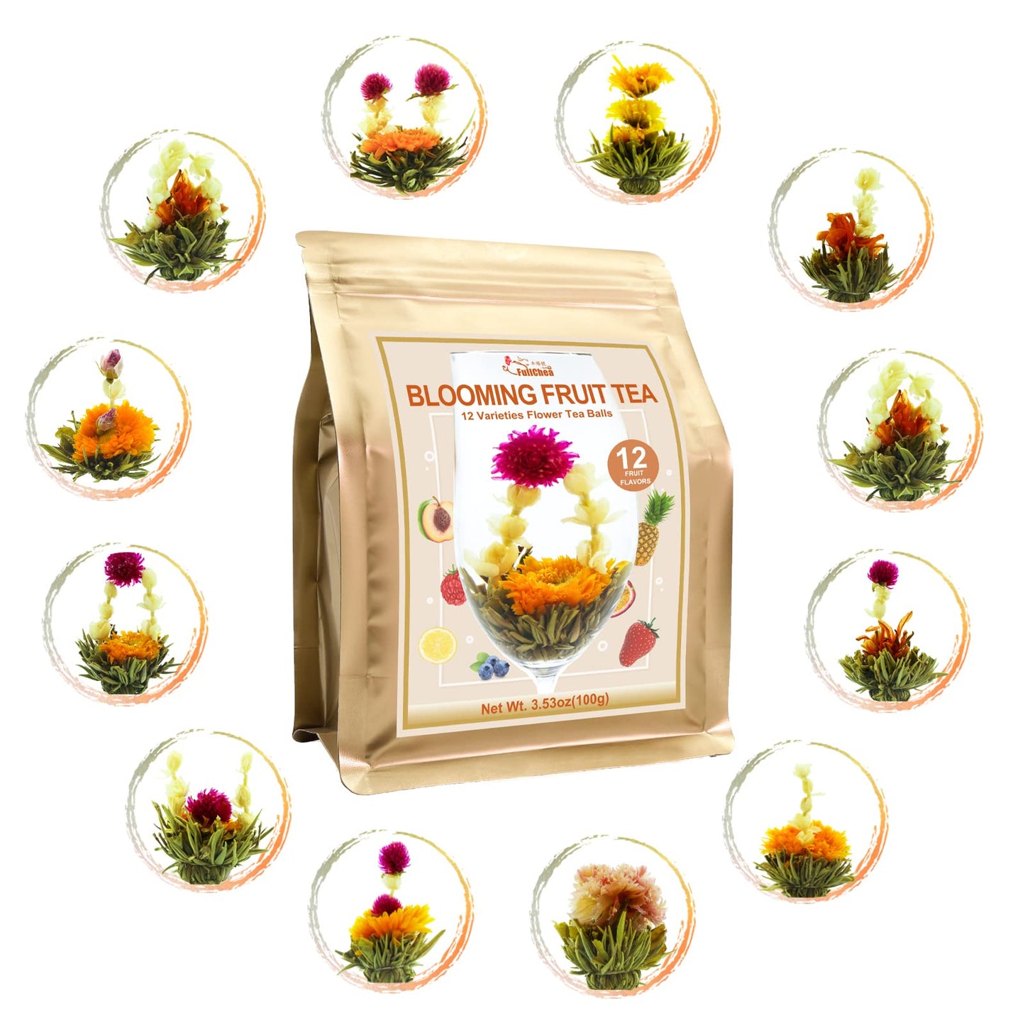 FullChea - Soursop Leaves Tea Bags, 40 Teabags - Premium Soursop Graviola Leaves - Hojas De Guanabana Tea - Non-GMO - Caffeine-free - Improve Digestion, Support Healthy Skin & Sleep