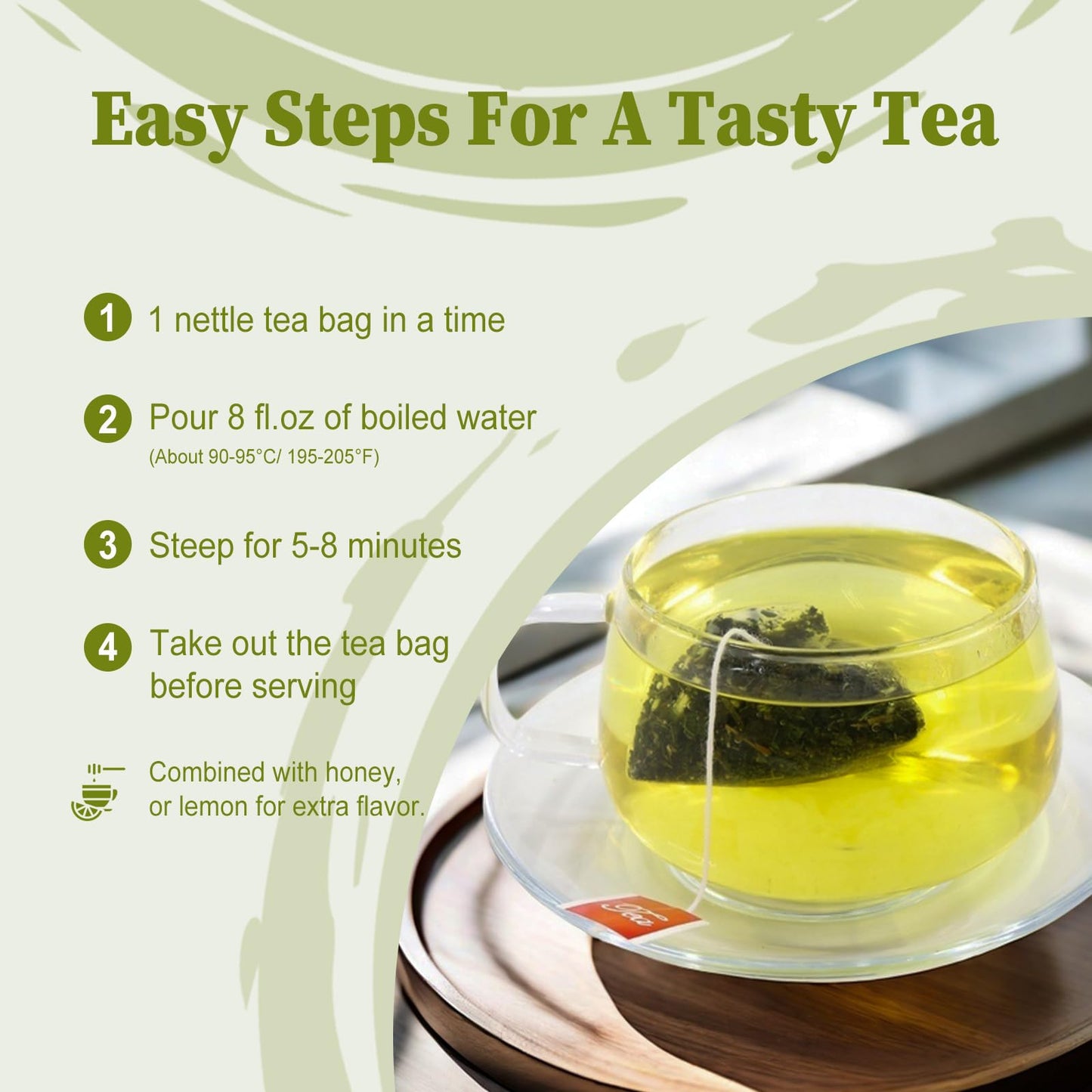 FullChea - Dandelion Leaf & Root Tea bags, 50 Teabags, 2g/bag - Natural Dandelion Herbal Tea for Liver & Kidney Health - Non-GMO - Caffeine-free - Support Digestion & Boost Immune System