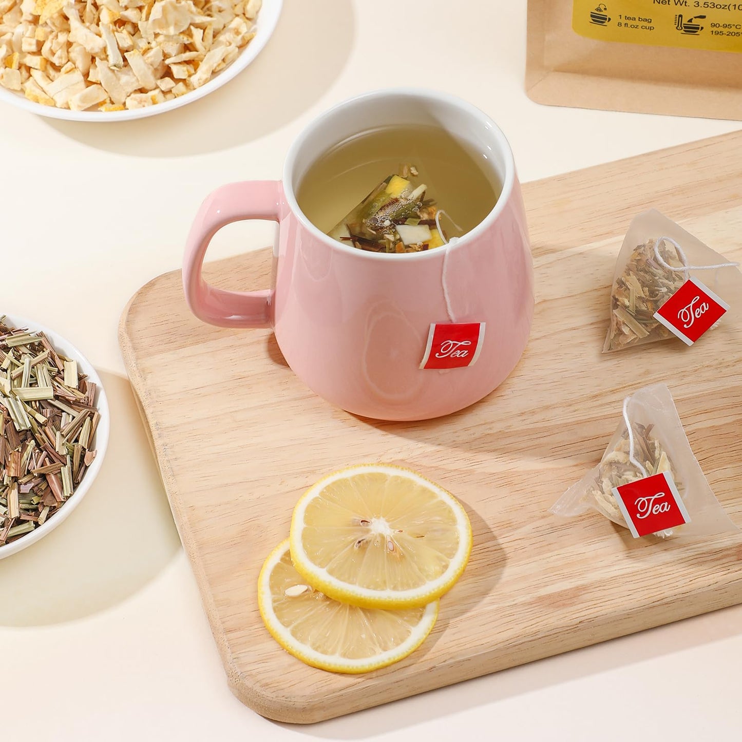 FullChea - Soursop Leaves Tea Bags, 40 Teabags - Premium Soursop Graviola Leaves - Hojas De Guanabana Tea - Non-GMO - Caffeine-free - Improve Digestion, Support Healthy Skin & Sleep