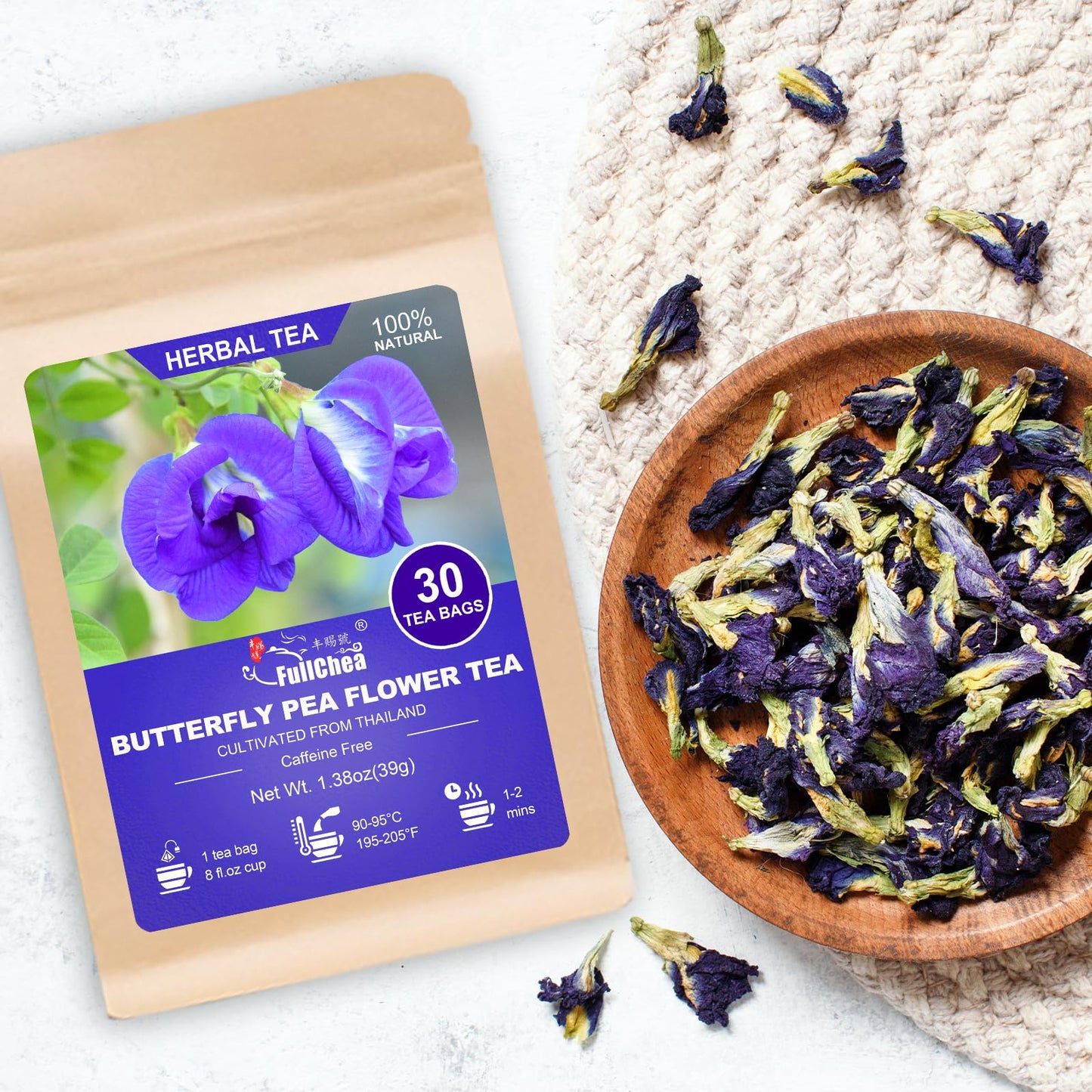 FullChea - Soursop Leaves Tea Bags, 40 Teabags - Premium Soursop Graviola Leaves - Hojas De Guanabana Tea - Non-GMO - Caffeine-free - Improve Digestion, Support Healthy Skin & Sleep