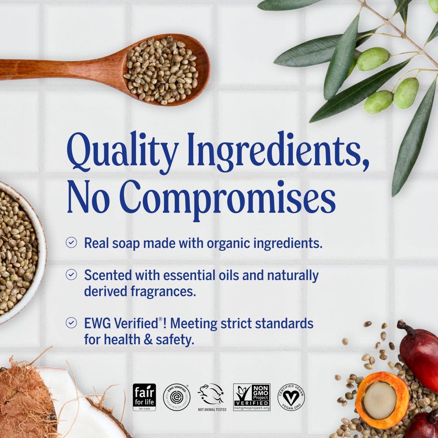 Dr. Bronner's Pure-Castile Magic Soap Liquid (Almond, 32 Ounce) - Made with Regenerative Organic Certified Oils, 18-in-1 Uses: Face, Body, Hair, Laundry, Pets and Dishes, Concentrated, Vegan, Non-GMO