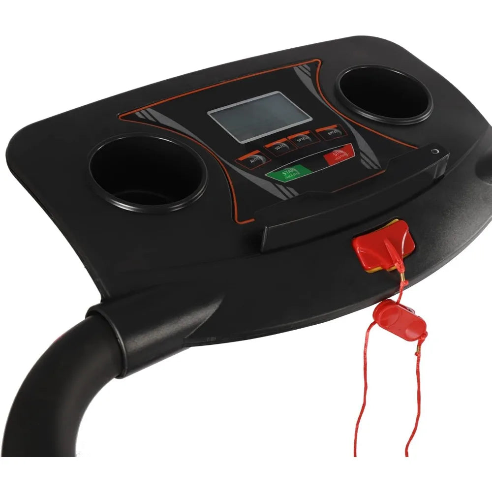 Treadmills for Seniors Recovery Fitness Exercise Machine Walking Treadmill with Full Length Handrails &Heart Rate Sensor