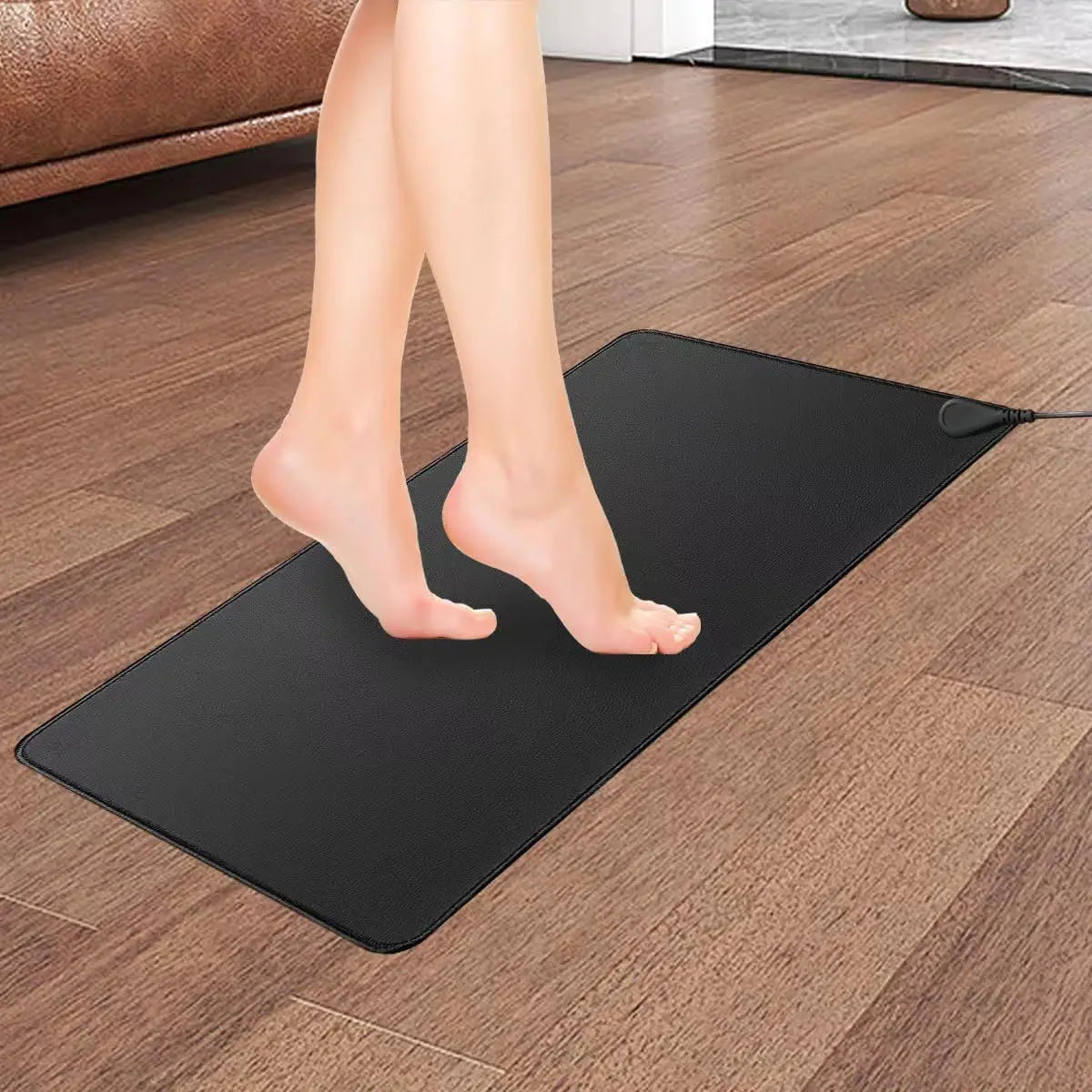 Grounding Mat Sleeping Foot Mat Improve Insomnia Reduce Inflammation Pain Headache Static Earth Therapy Grounding with 15FT Cord